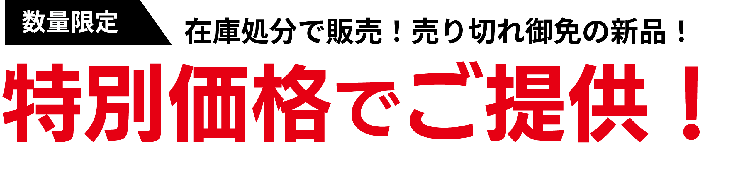【数量限定】在庫処分で販売！売り切れ御免の新品！